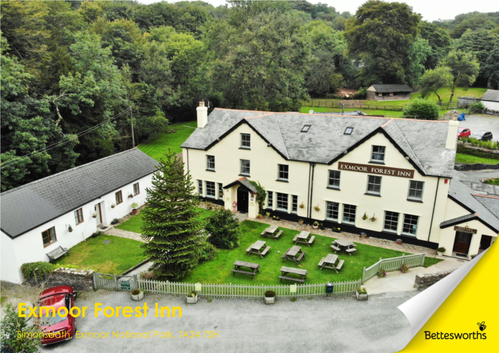 Exmoor Forest Inn Simonsbath, Exmoor National Park, TA24 7SH