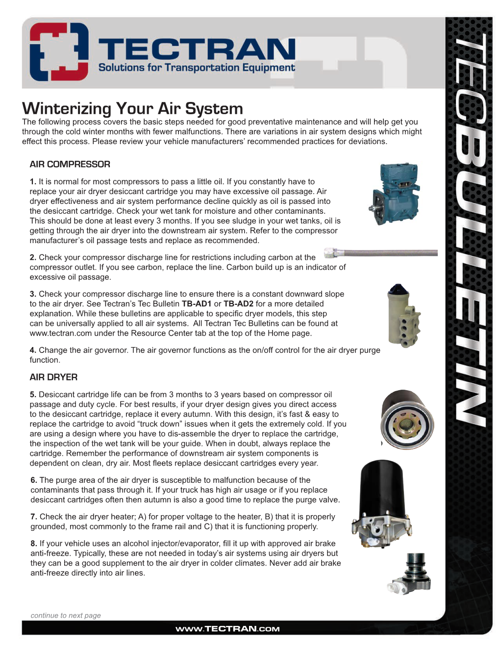 Winterizing Your Air System