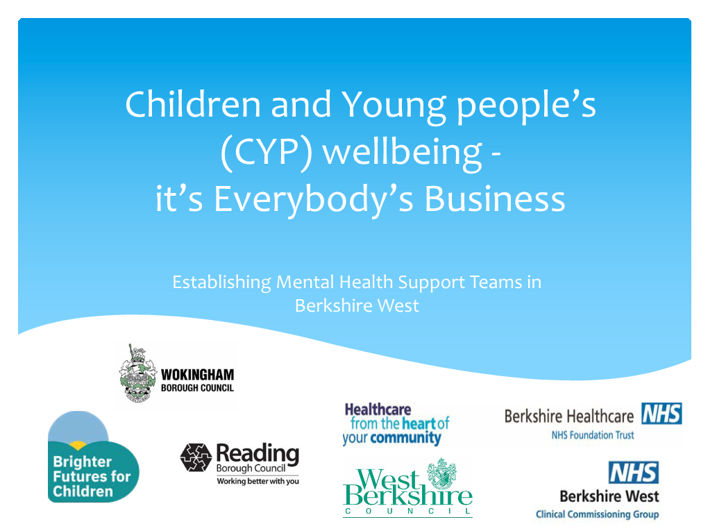 Children and Young People's (CYP) Wellbeing