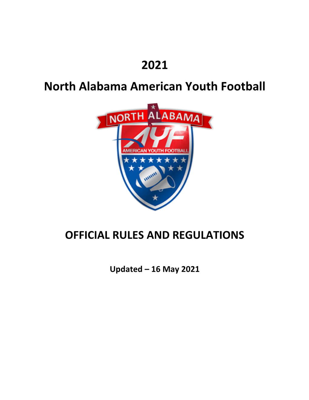 2021 North Alabama American Youth Football