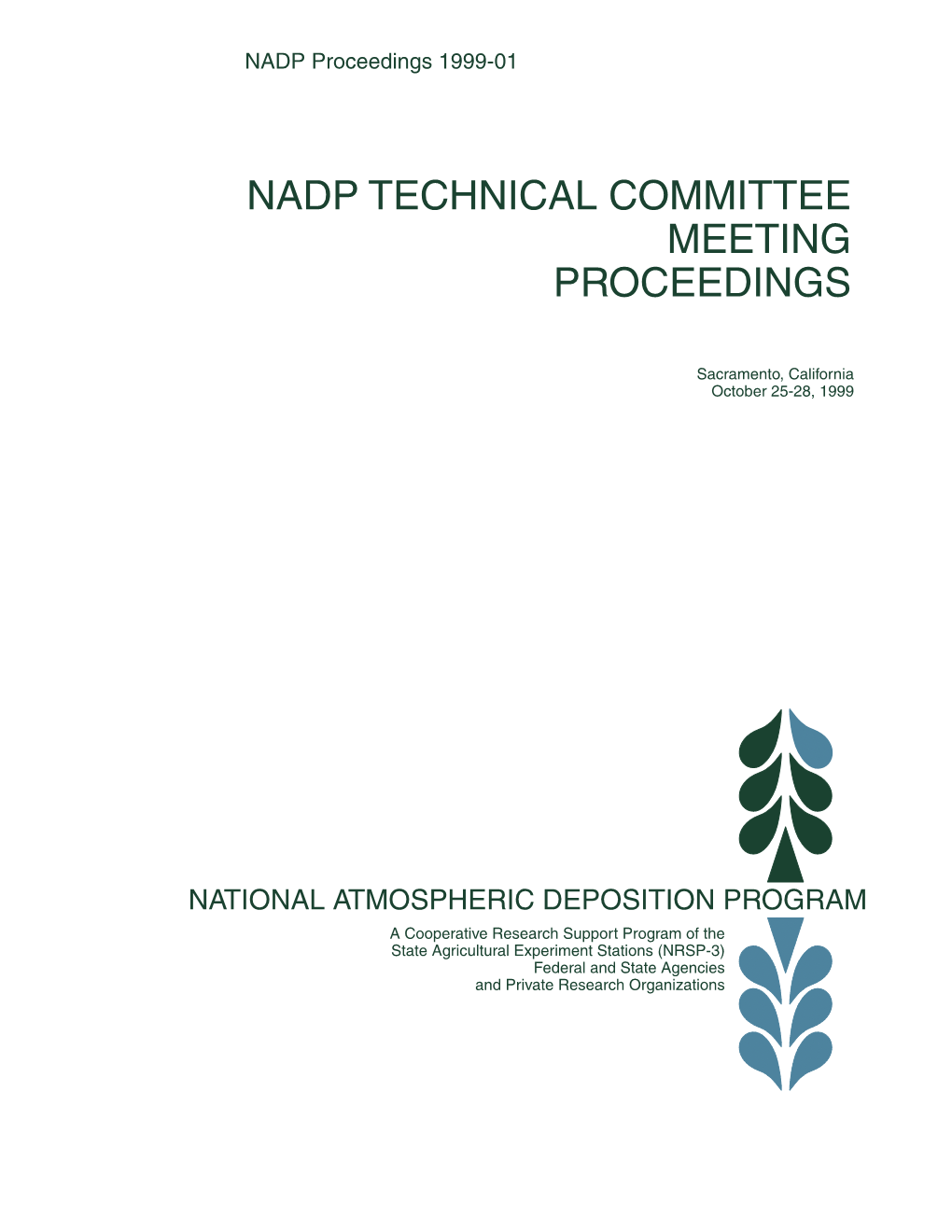 NADP Proceedings 99-01