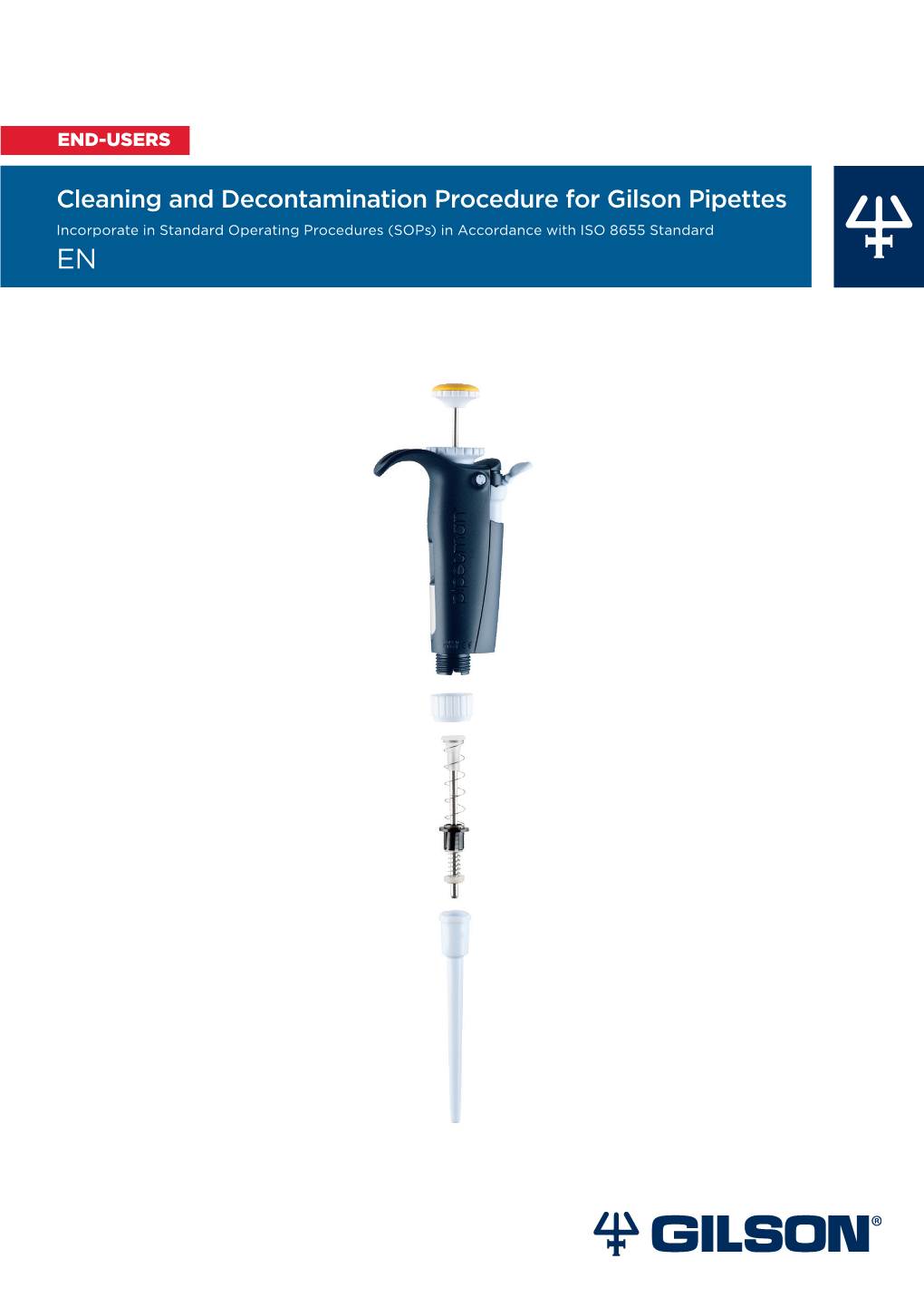 Cleaning and Decontamination Procedure for Gilson Pipettes