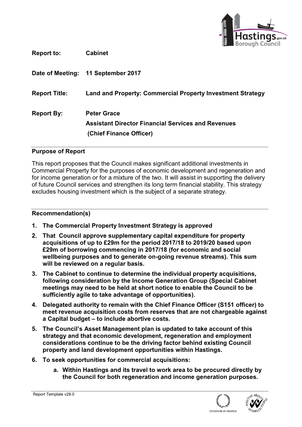 Property Investments Have Been Returning Higher Rates of Return Than the Council Can Achieve with Purely Cash Investments