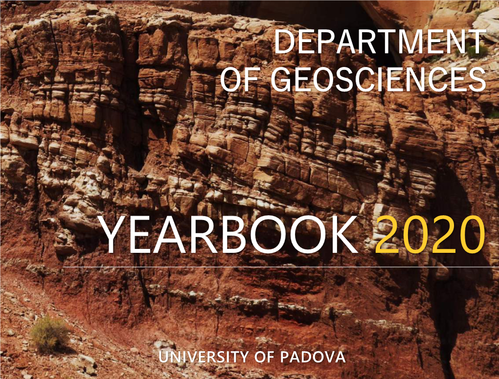 Department of Geosciences Yearbook (2020)