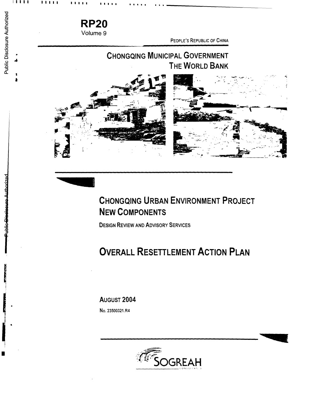 Overall Resettlement Action Plan