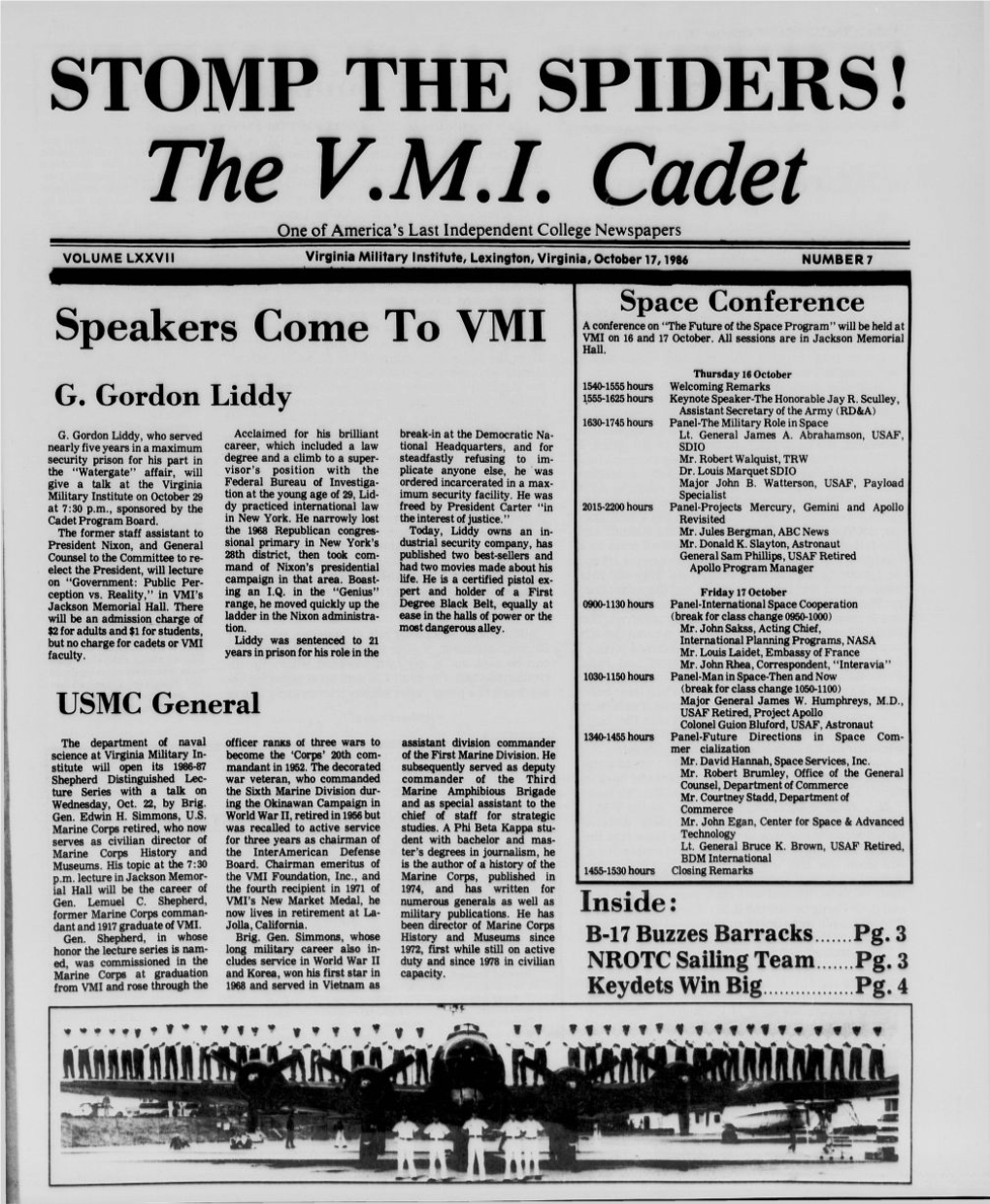 The V.M.L Cadet One of America's Last Independent College Newspapers