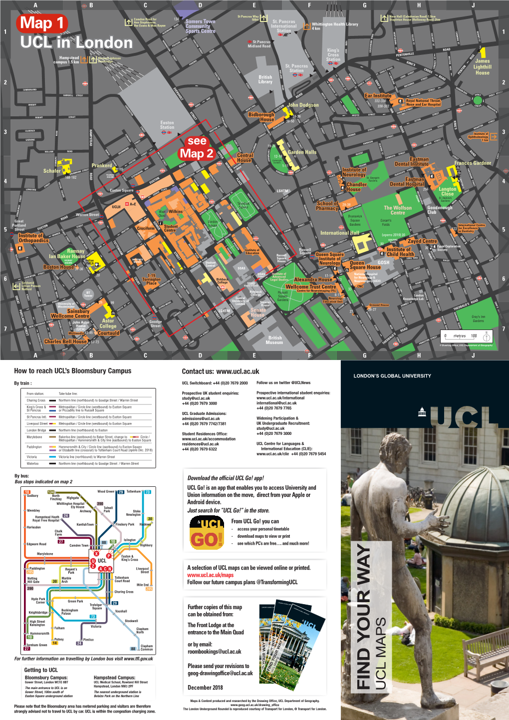 Maps of UCL Campus