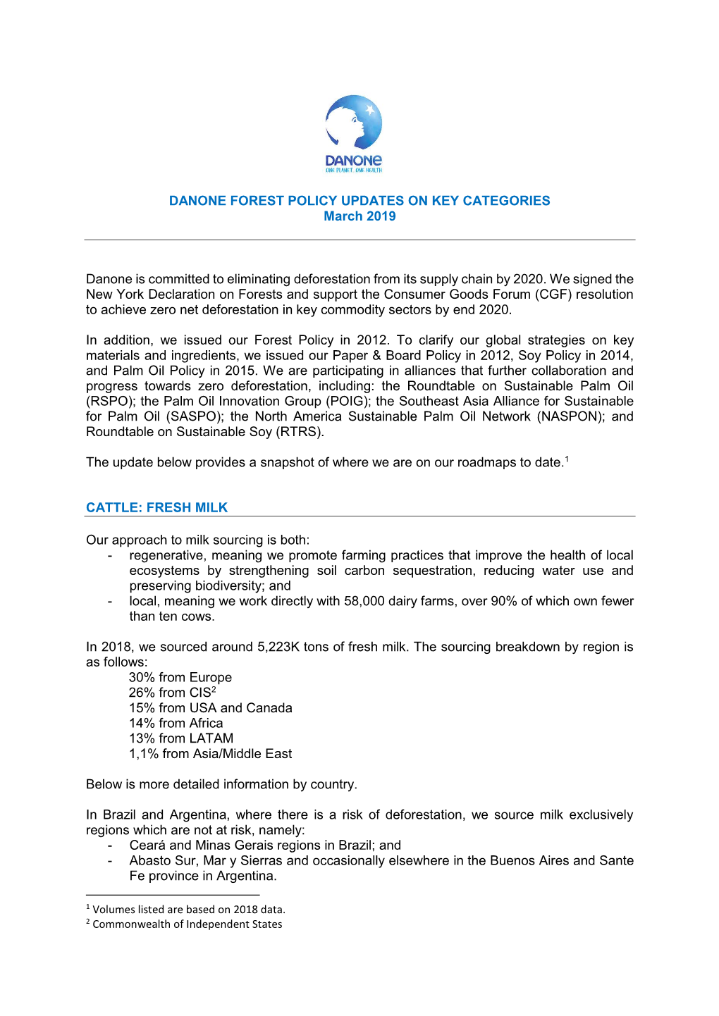 2019 Forest Policy Update.Pdf