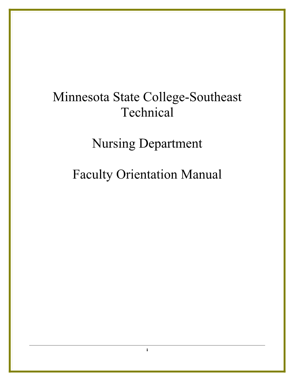 Minnesota State College-Southeast Technical