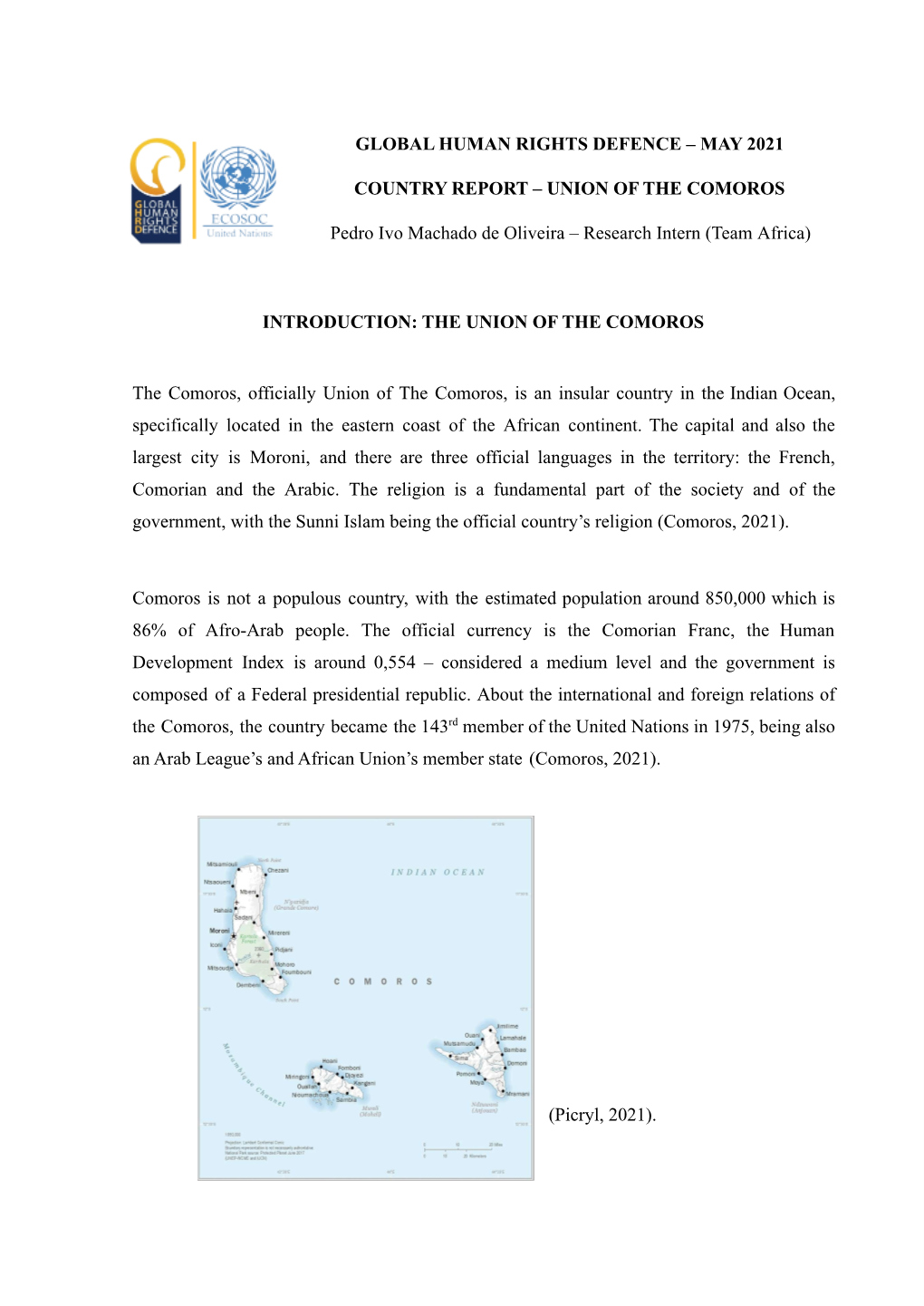 Comoros Report (May)