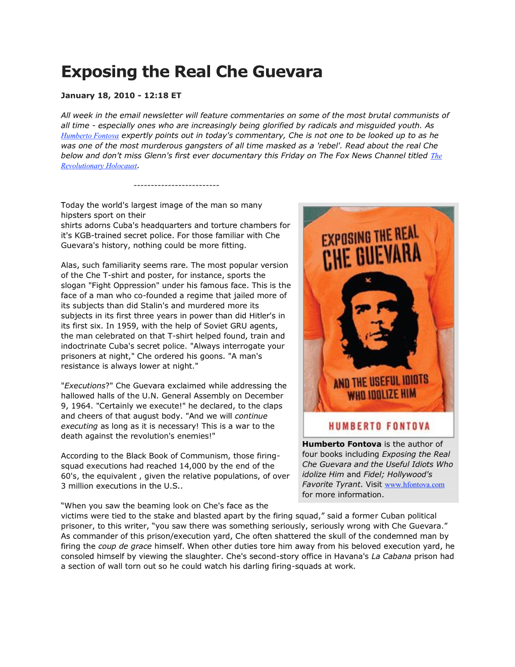 Exposing the Real Che Guevara