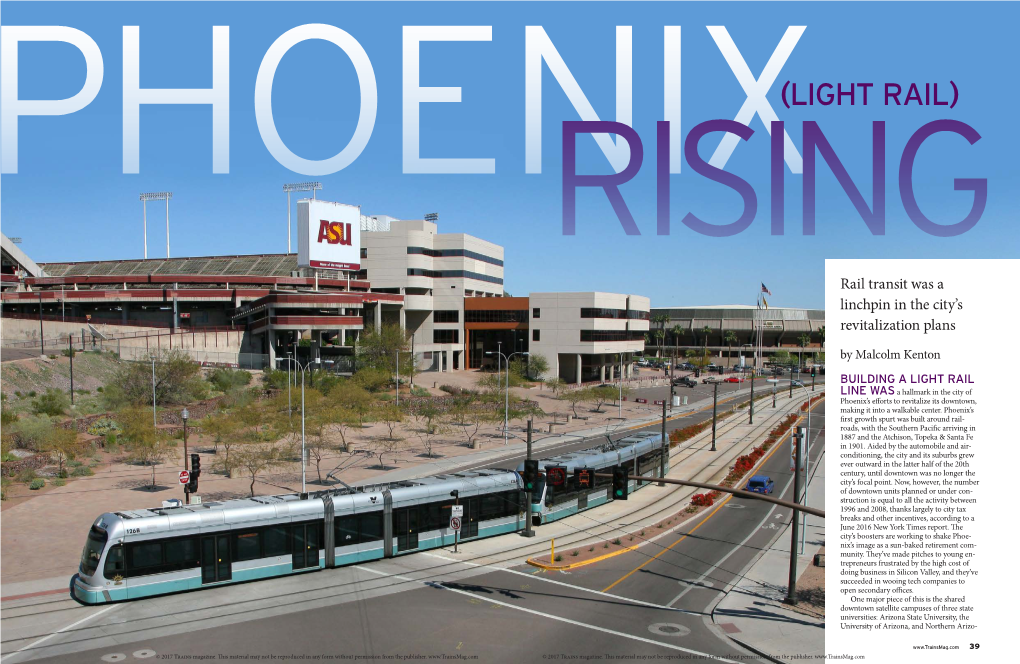 Phoenix (Light Rail) Rising