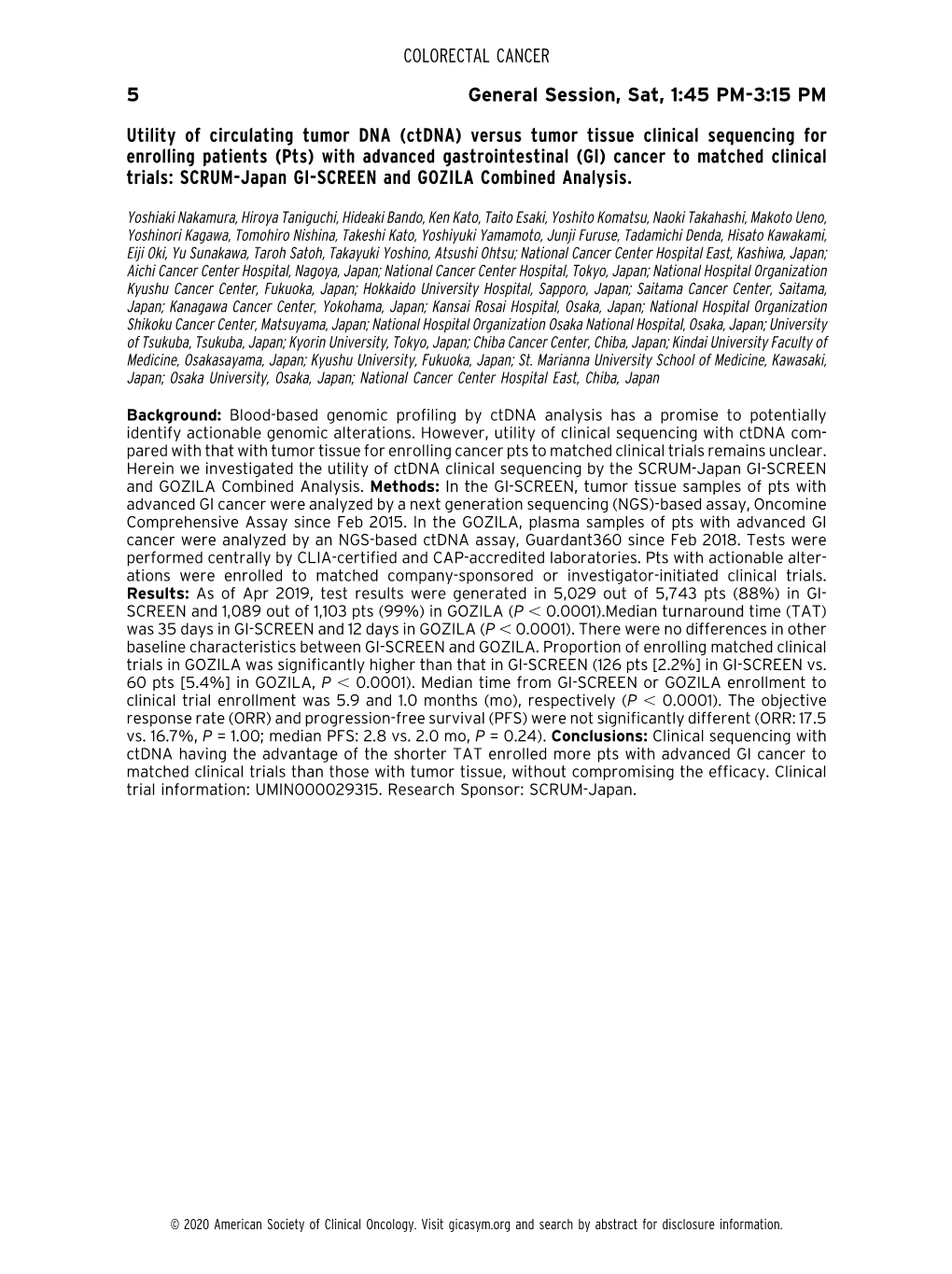 Versus Tumor Tissue Clinical Sequencing For