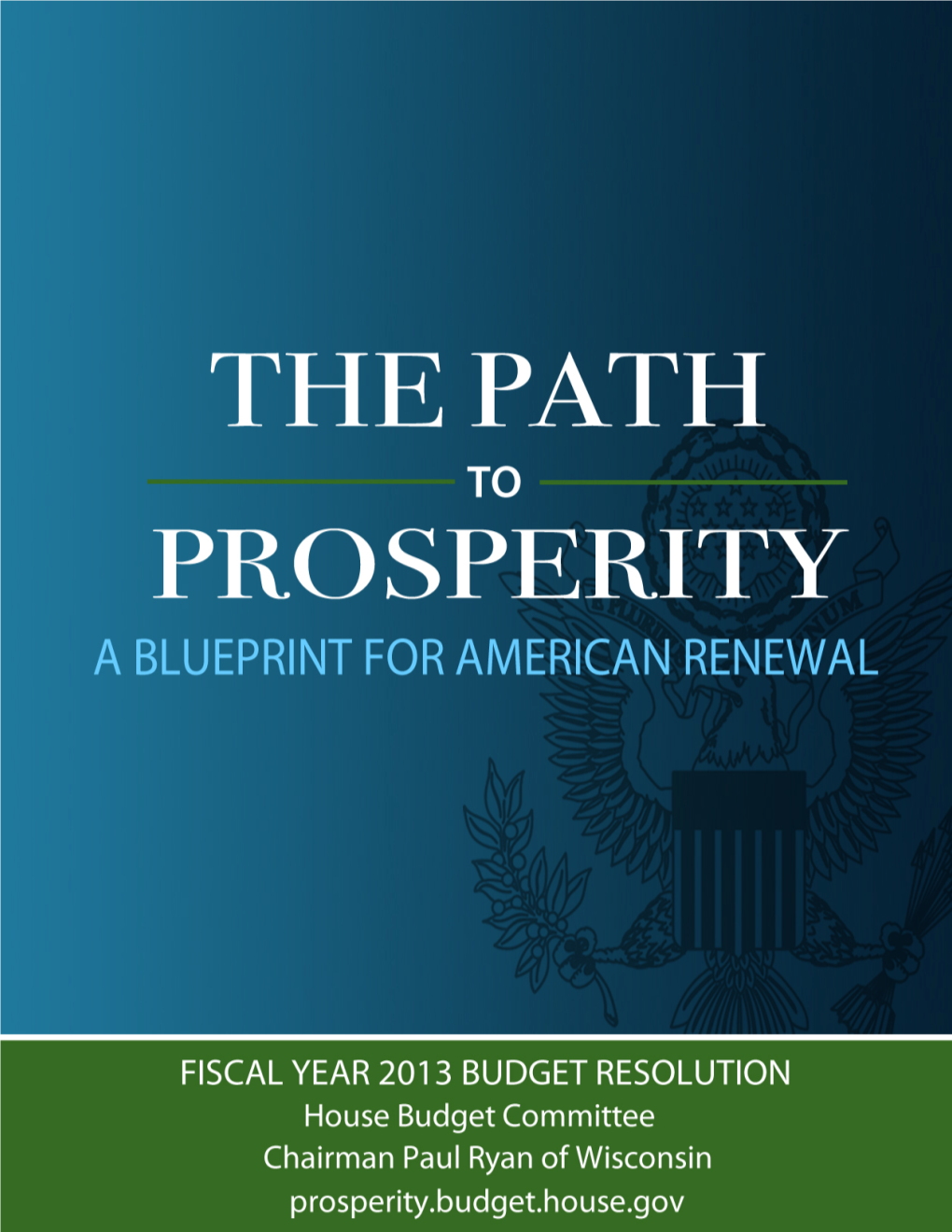 2013 House Budget Resolution