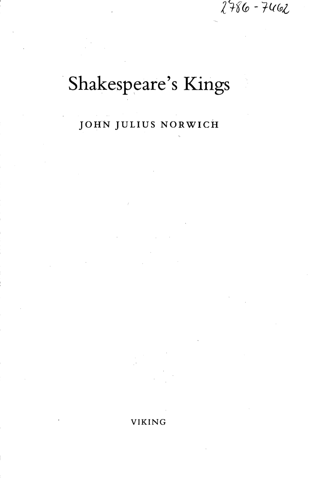 Shakespeare's Kings