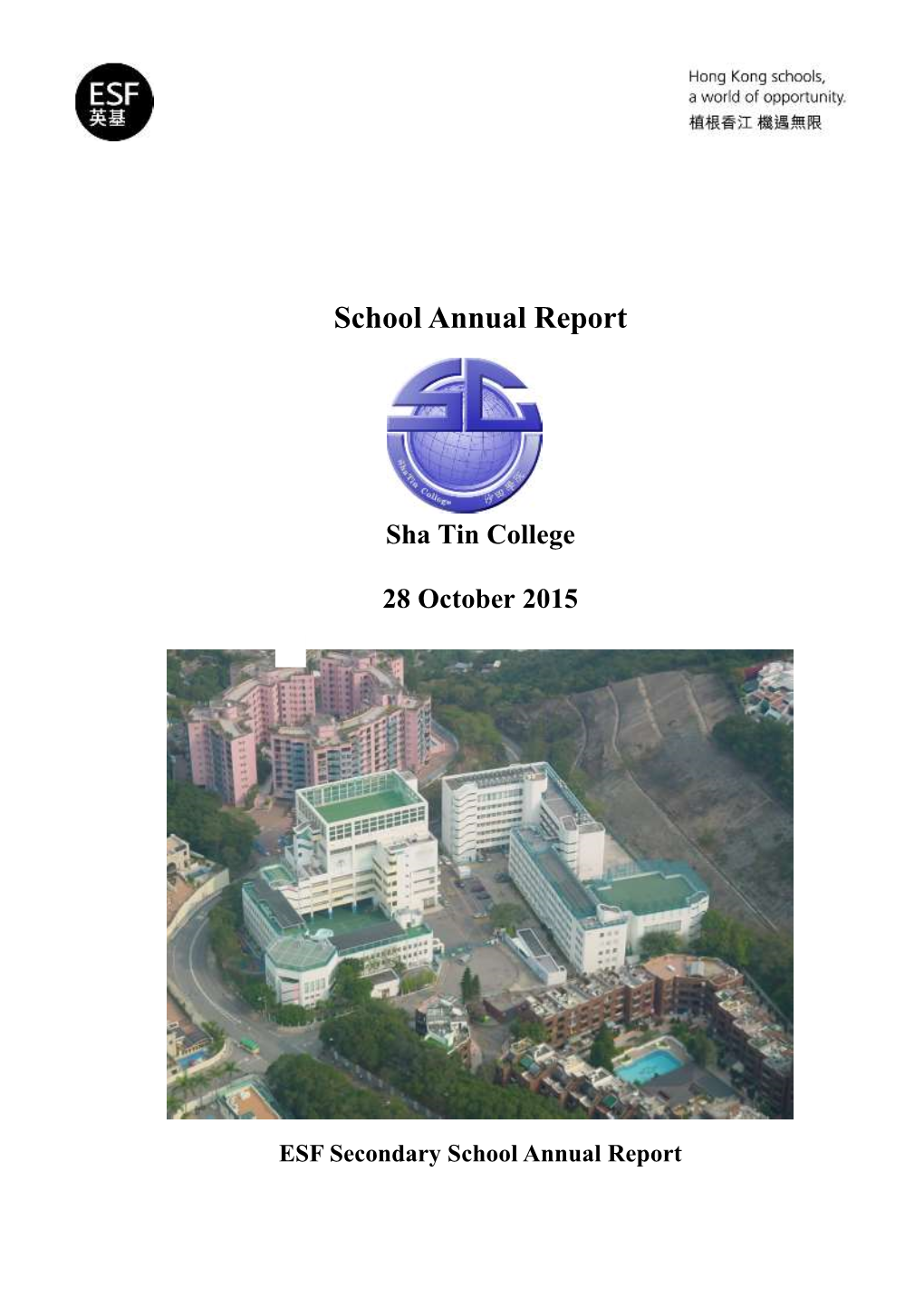 ESF Secondary School Annual Report