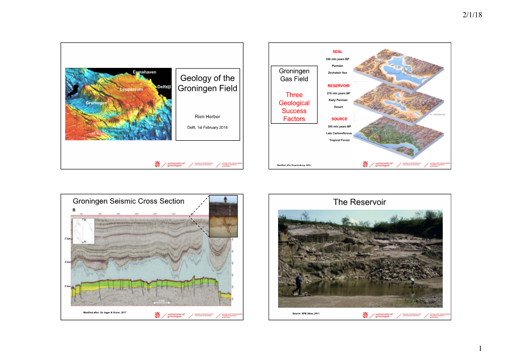 Geology of the Groningen Field