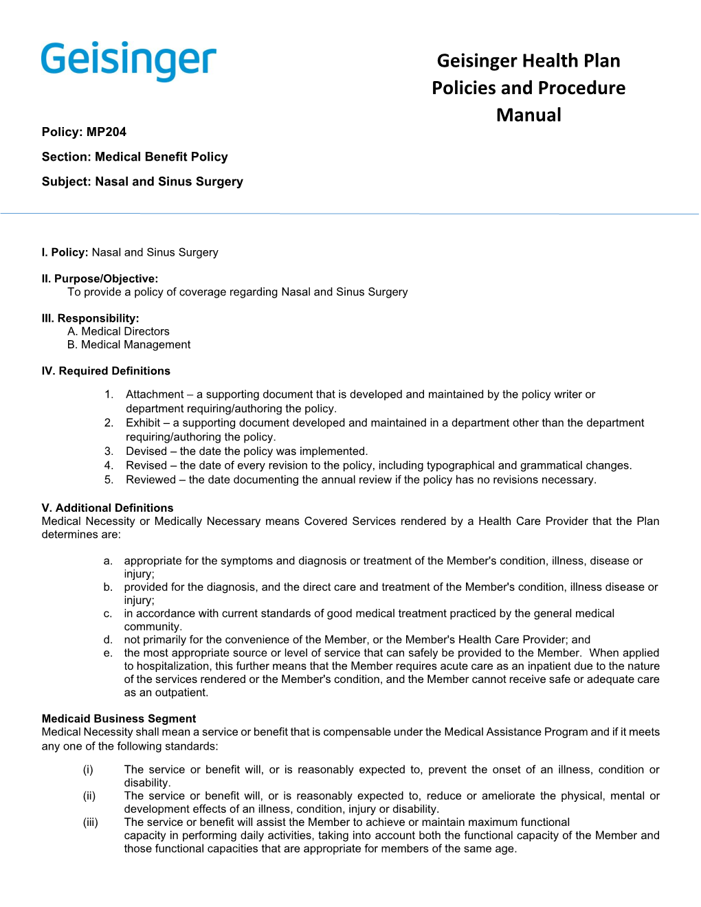 MP204-Nasal and Sinus Surgery