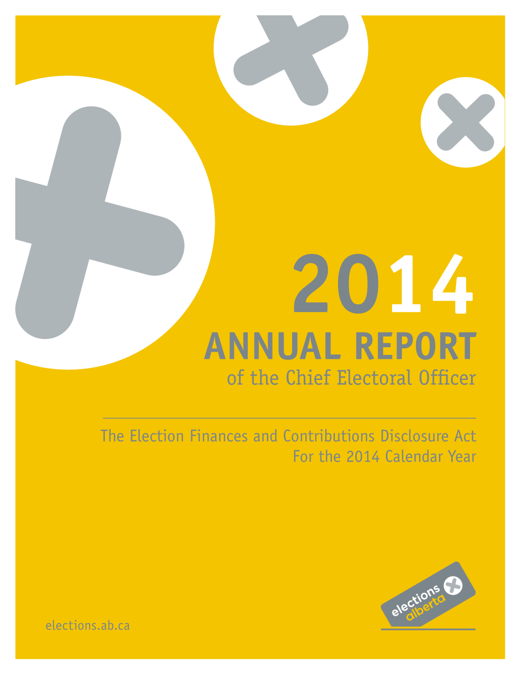 Annual Report of the Chief Electoral Officer
