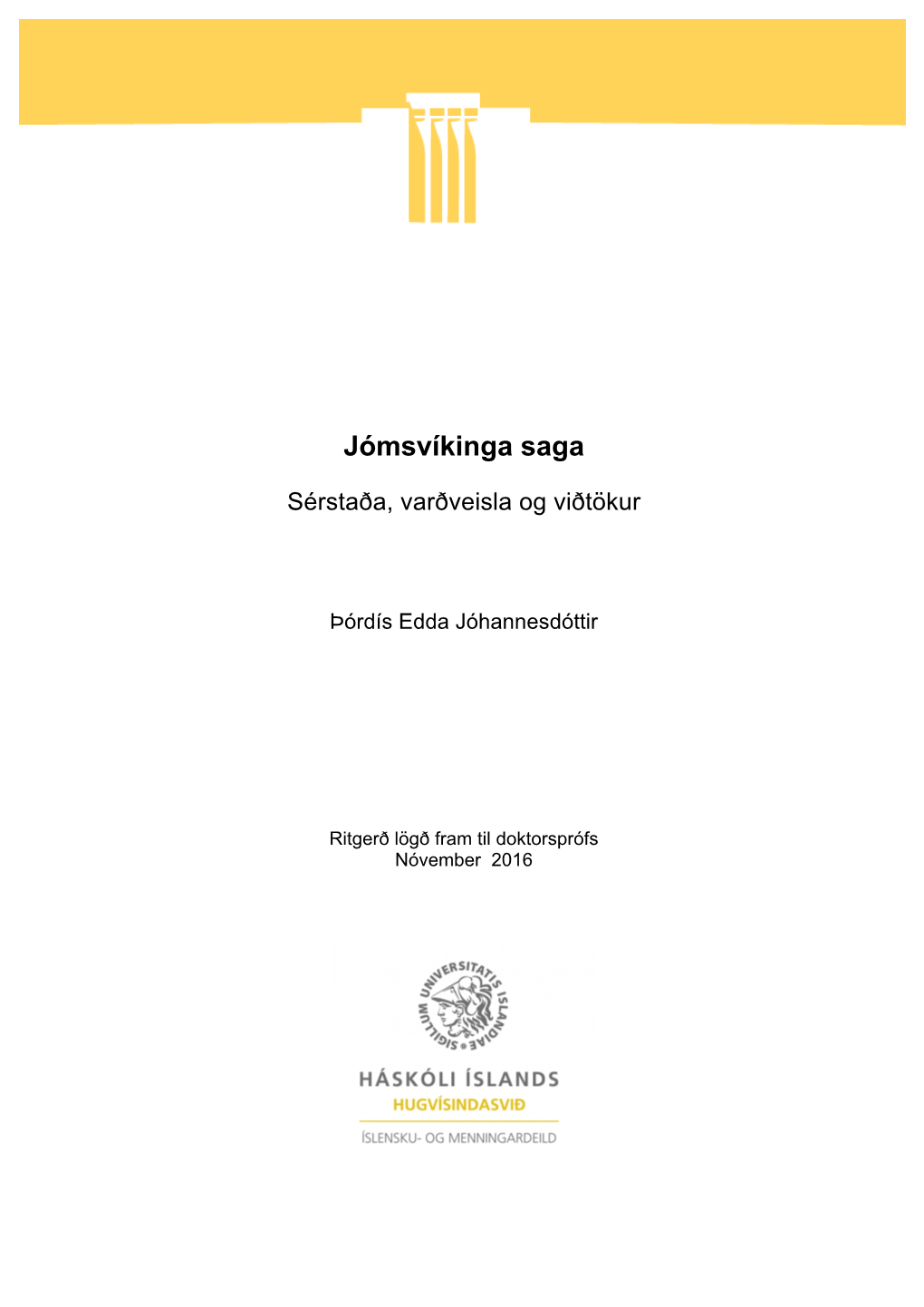 Jómsvíkinga Saga