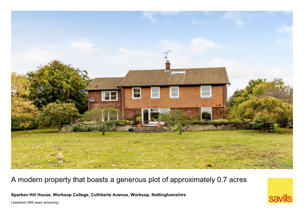 A Modern Property That Boasts a Generous Plot of Approximately 0.7 Acres