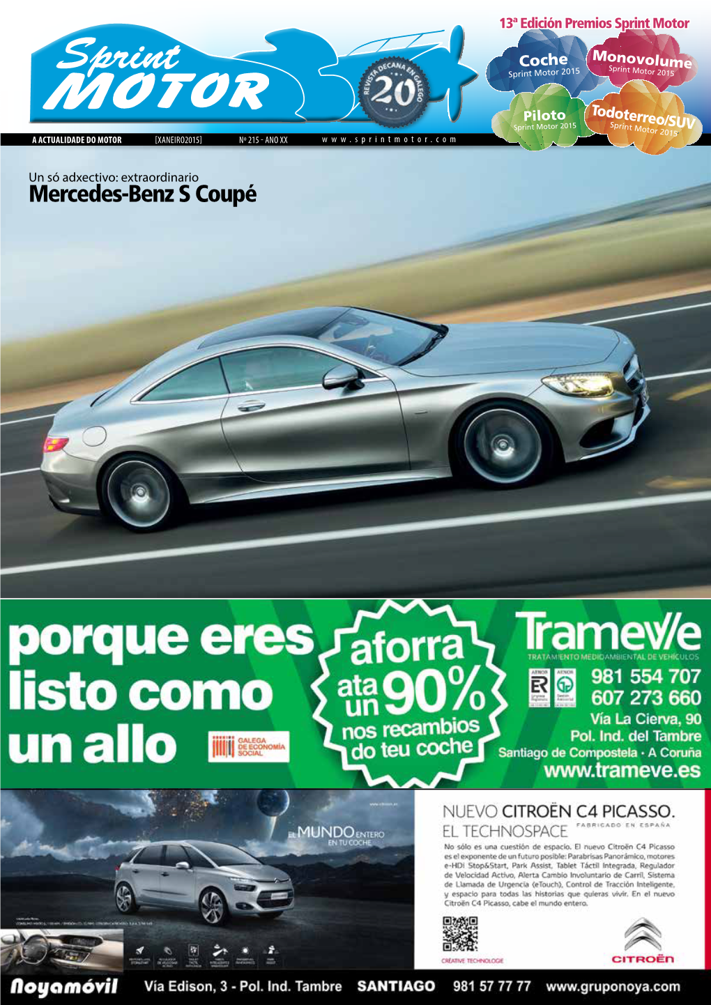 Mercedes-Benz S Coupé 2 Sprint Motor >> Premios 13ª Edición Premios Sprint Motor