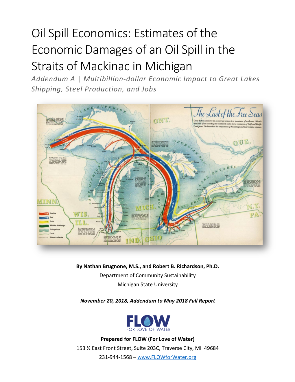 Estimates of the Economic Damages of an Oil Spill in the Straits Of