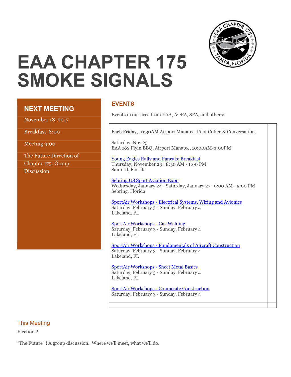 Eaa Chapter 175 Smoke Signals