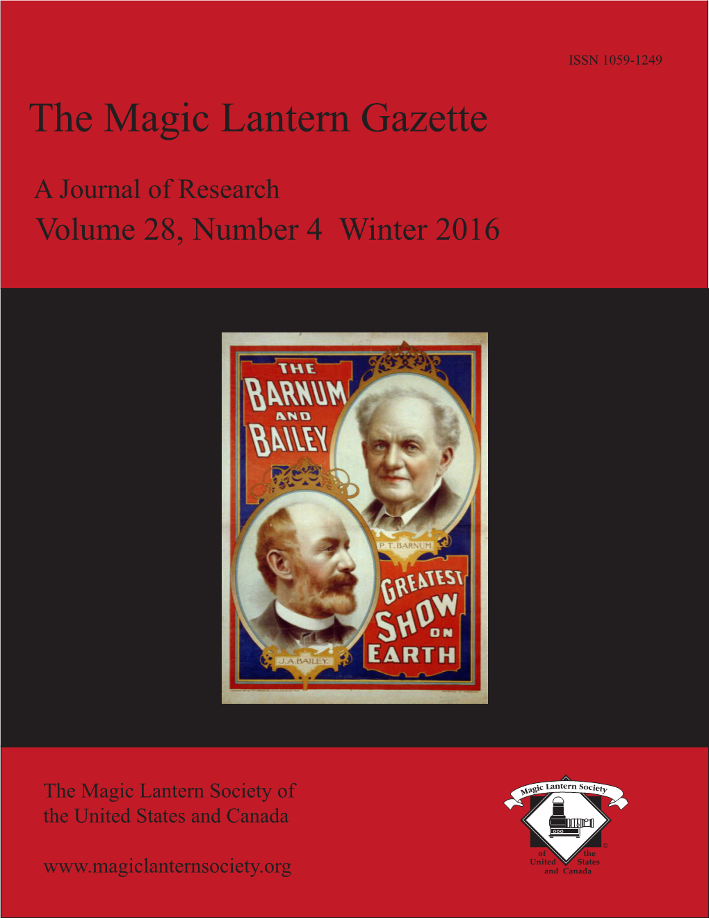 The Magic Lantern Gazette