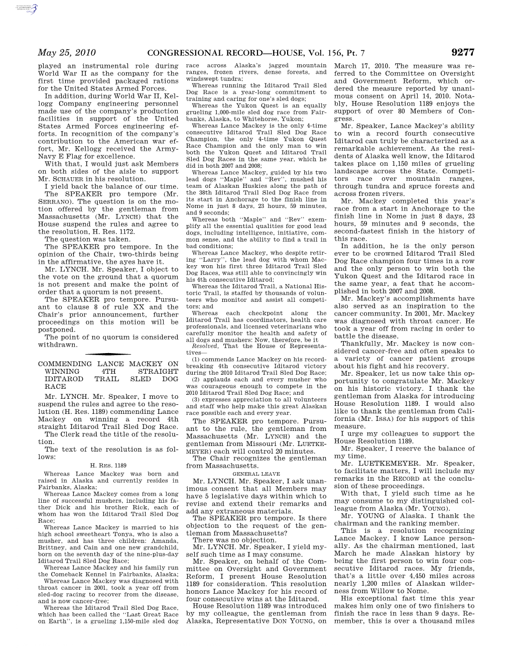 CONGRESSIONAL RECORD—HOUSE, Vol. 156, Pt