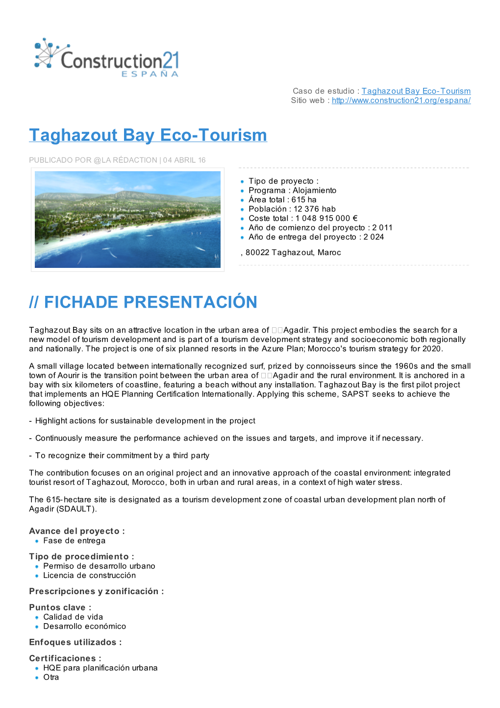 Taghazout Bay Eco-Tourism