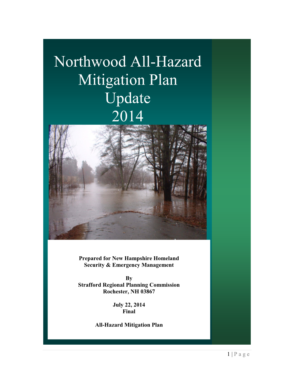 Northwood All-Hazard Mitigation Plan Update 2014