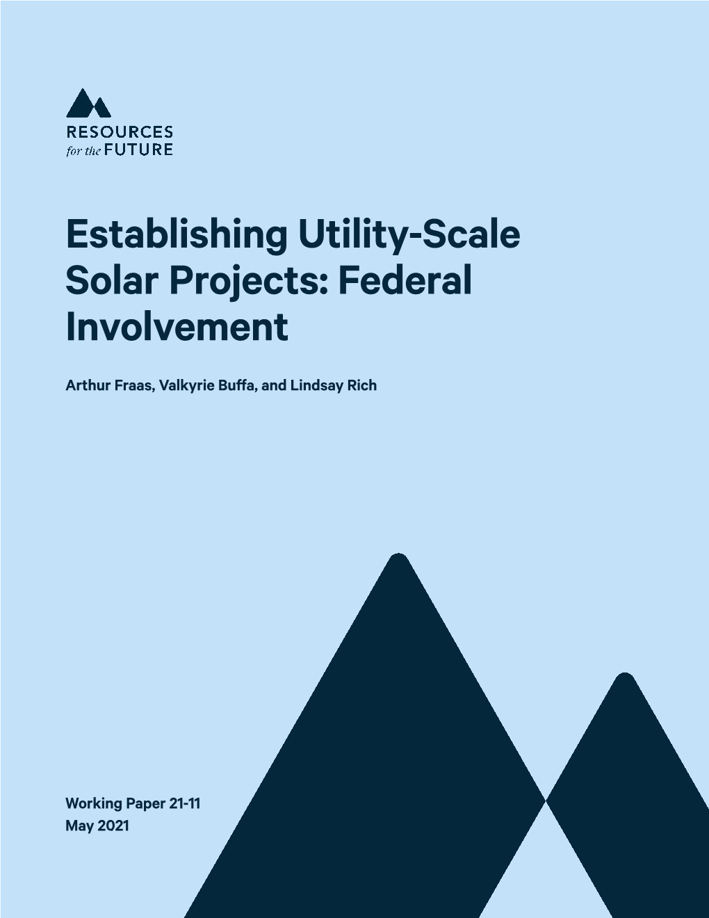 Establishing Utility-Scale Solar Projects: Federal Involvement