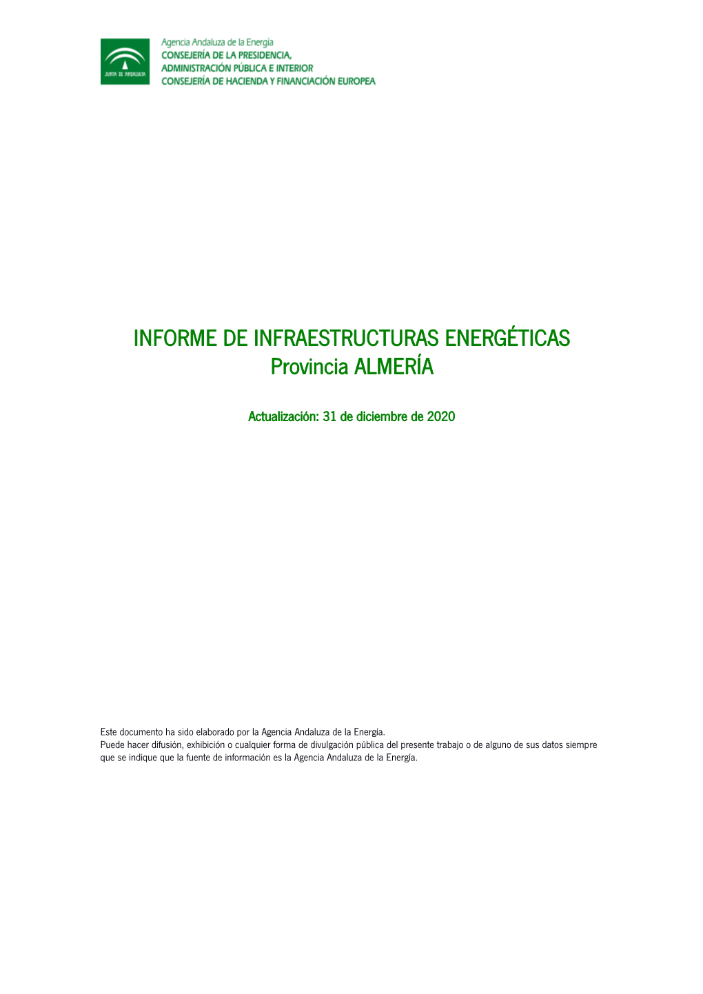 Informe De Infraestructuras Energéticas De Almería