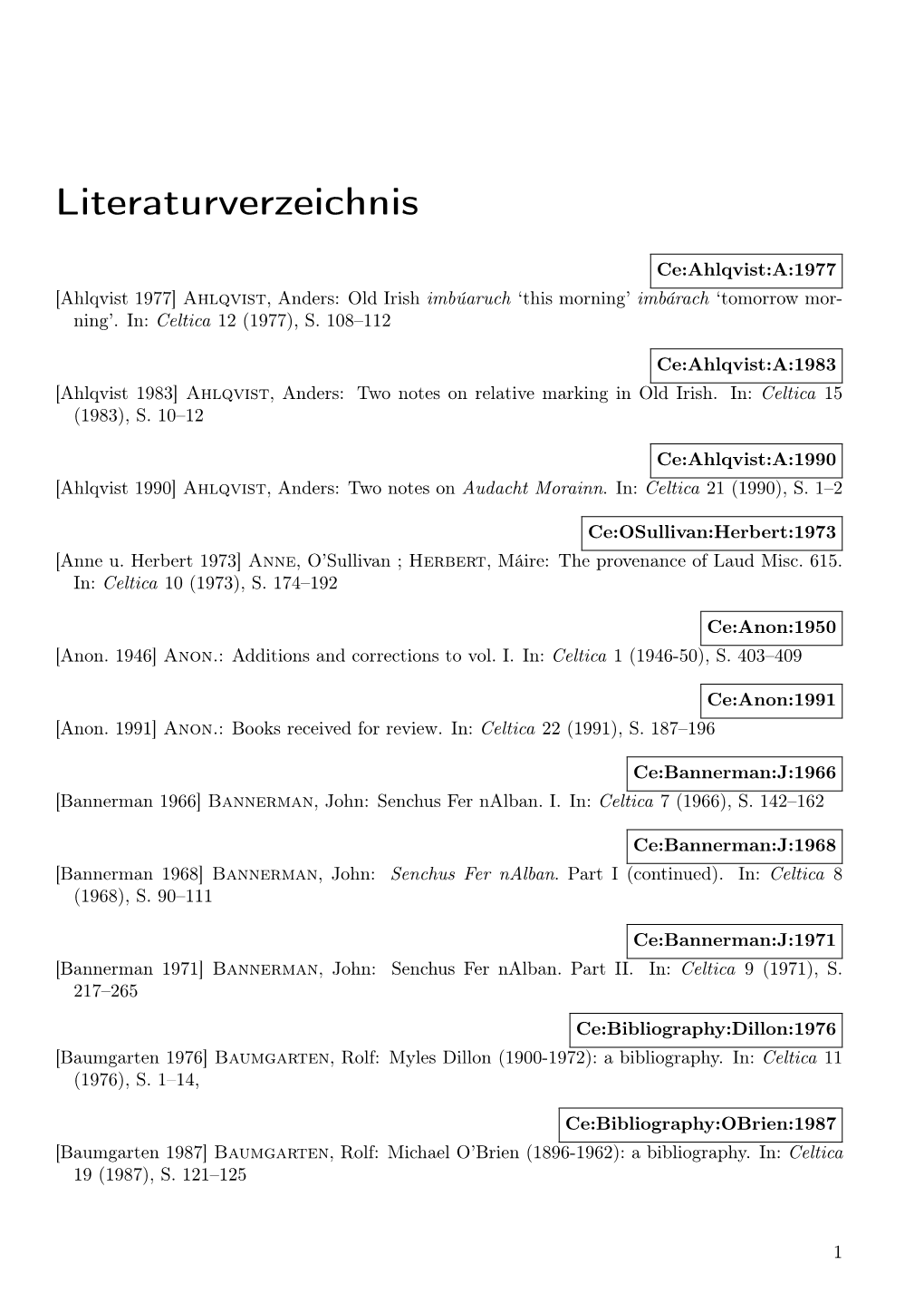 Literaturverzeichnis