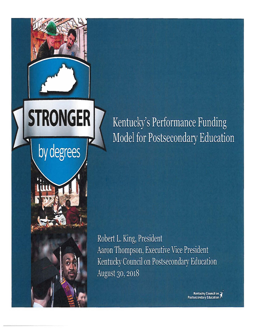 Kentucky's Performance Funding Model Distribution of Allocable Resources