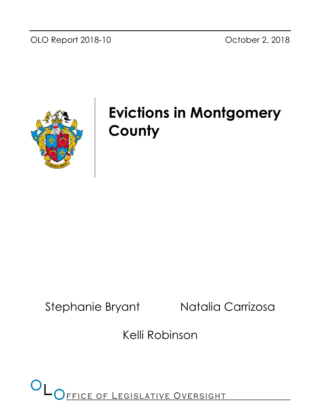 Evictions in Montgomery County