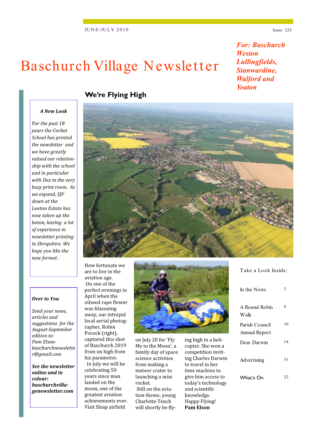 June and July Highlights in the Baschurch District