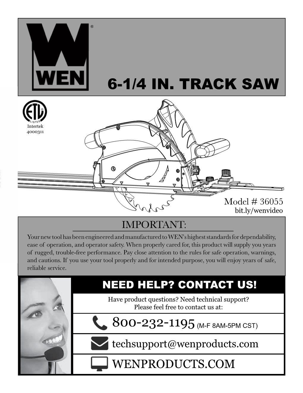 6-1/4 In. Track Saw