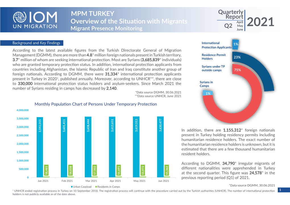 DTM Turkey 2Nd Quarterly Report