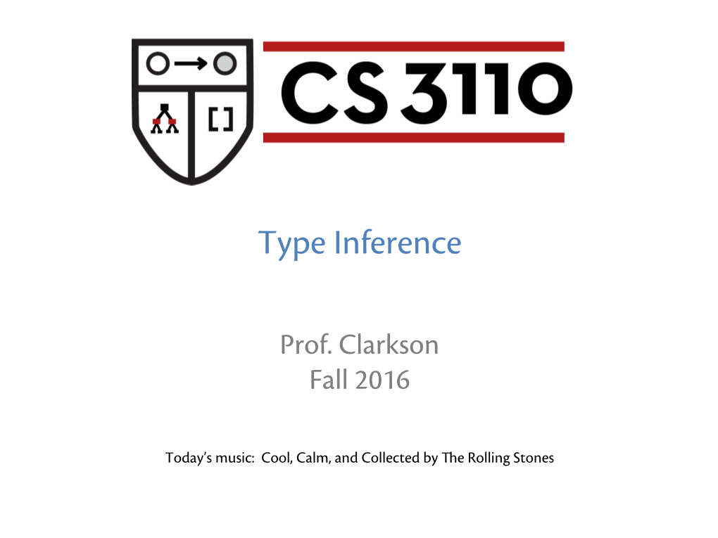 Type Inference