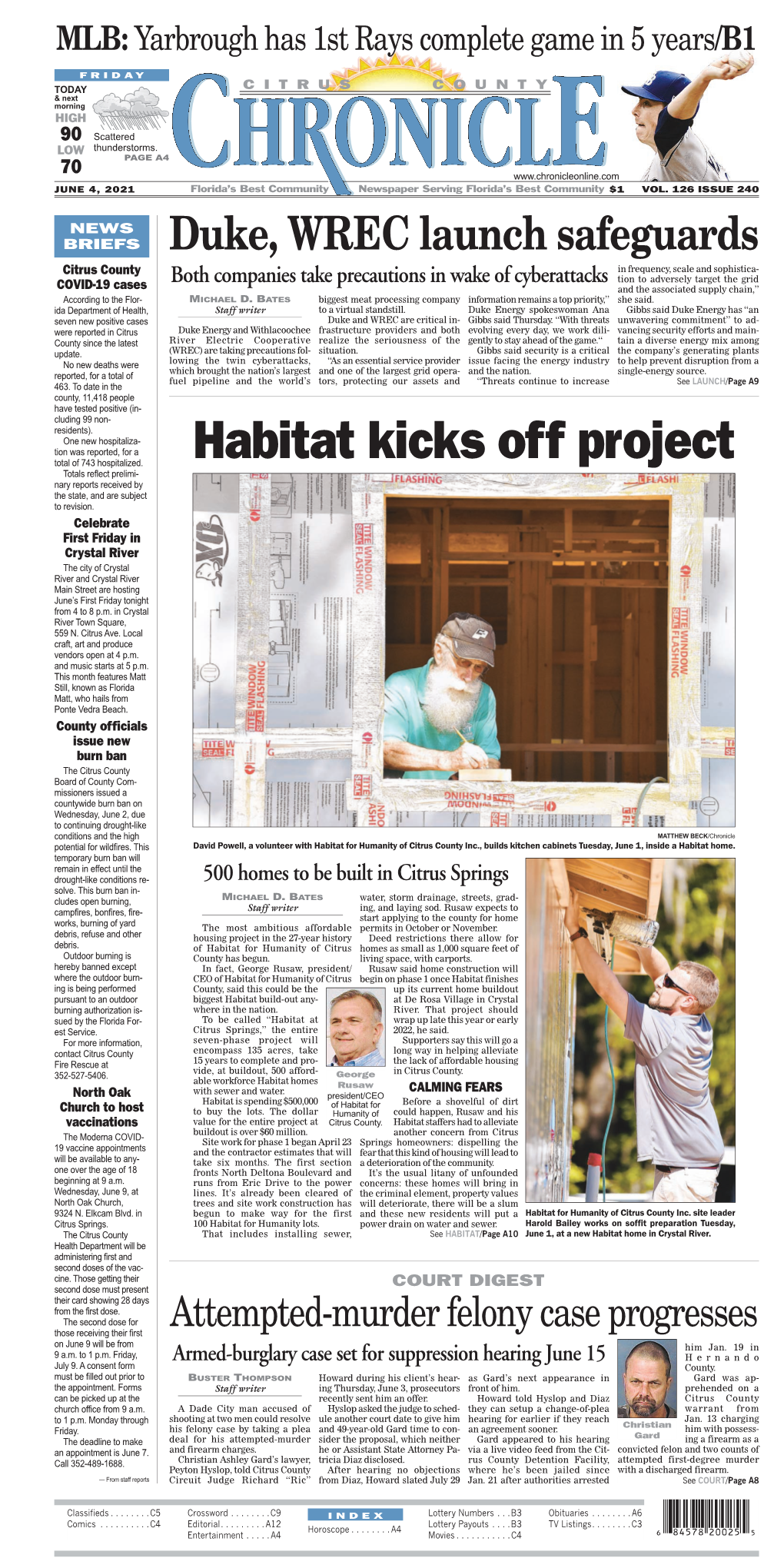 Habitat Kicks Off Project Total of 743 Hospitalized