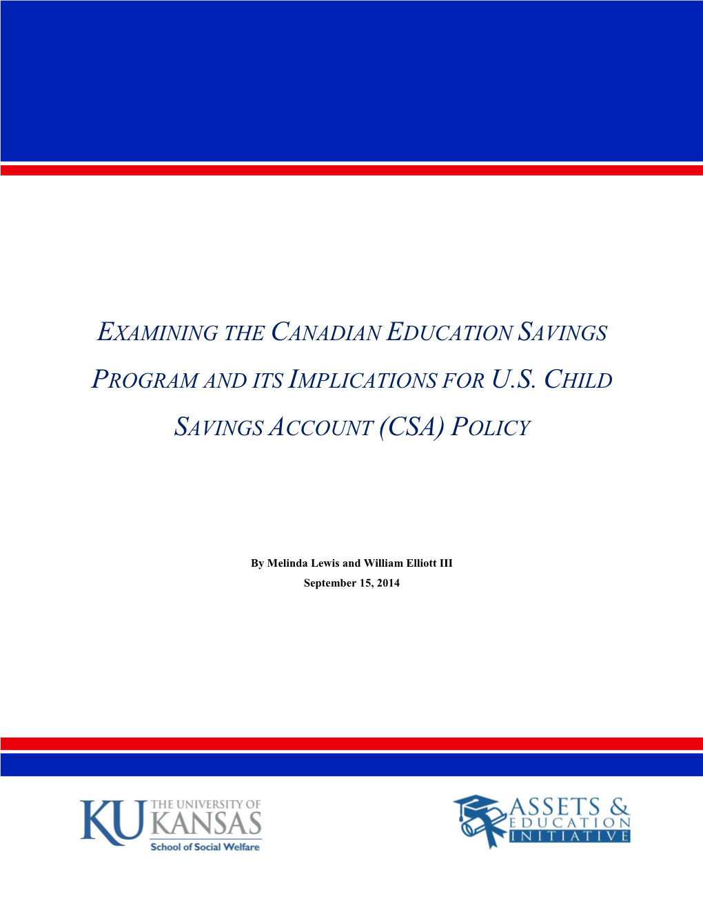 Examining the Canadian Education Savings Program