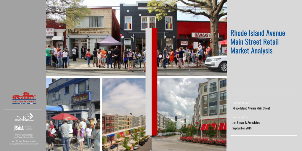 Rhode Island Avenue Main Street Retail Market Analysis