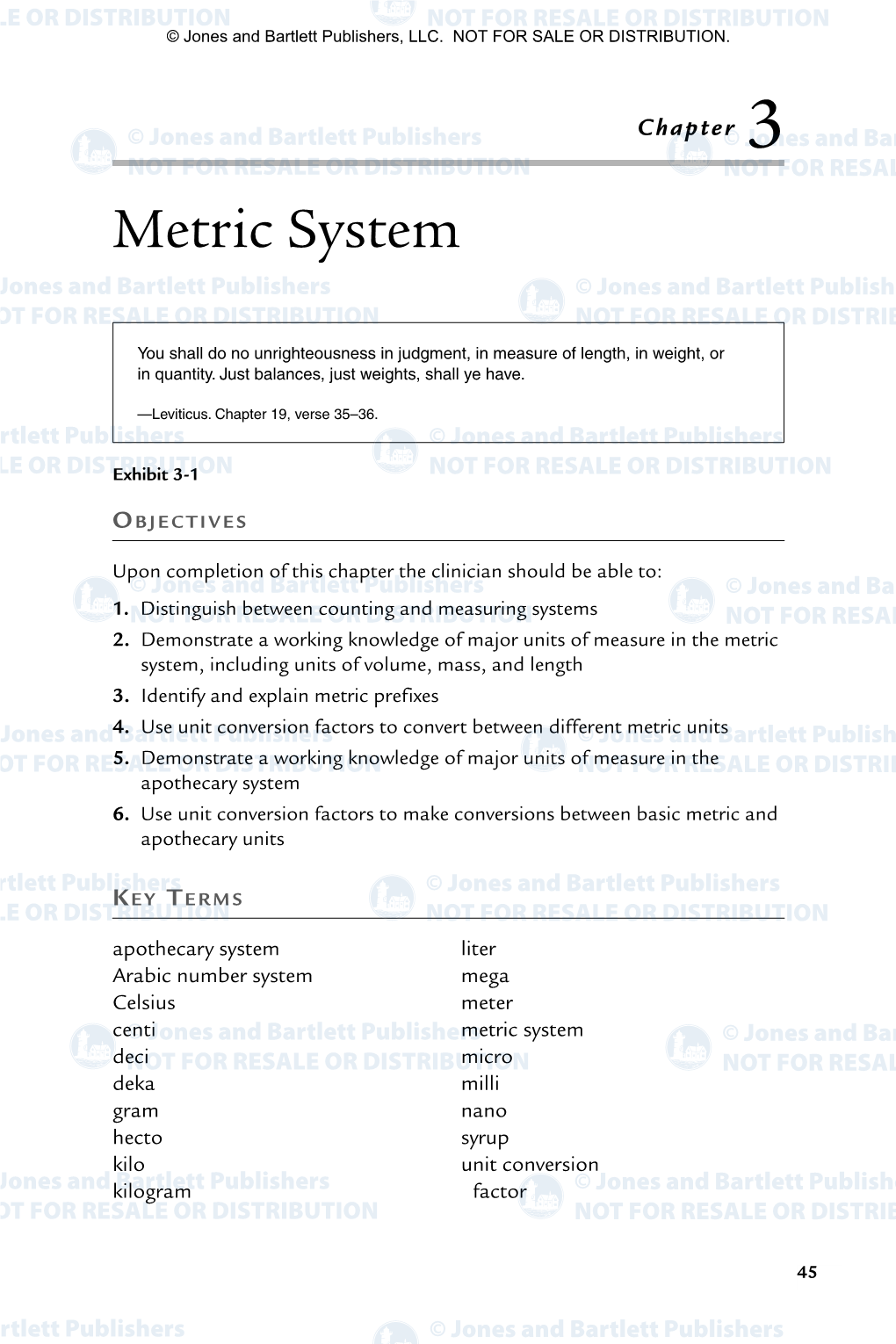 Metric System