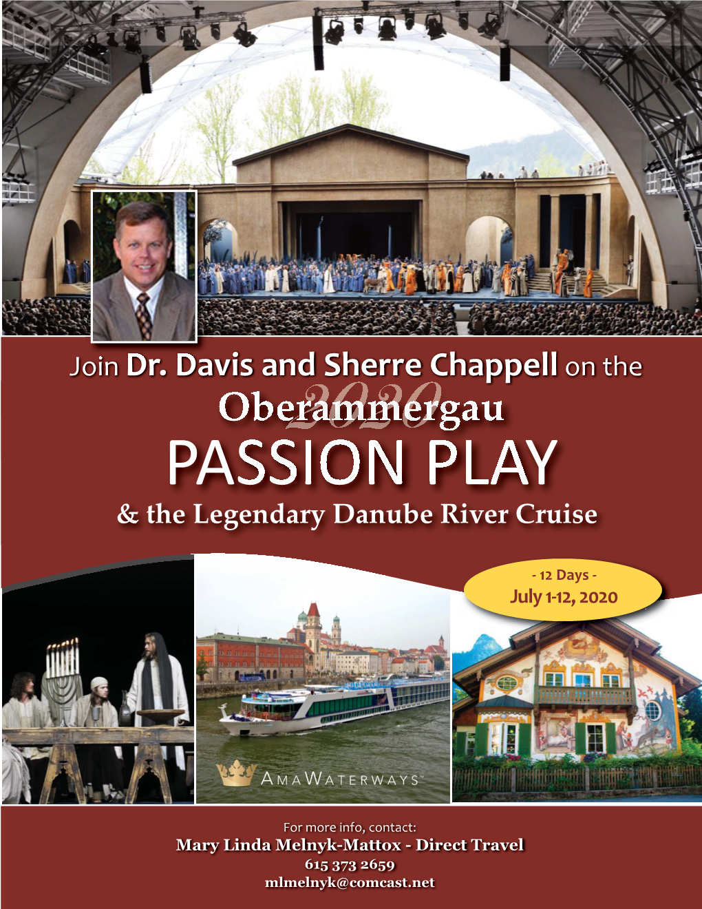 PASSION PLAY & the Legendary Danube River Cruise