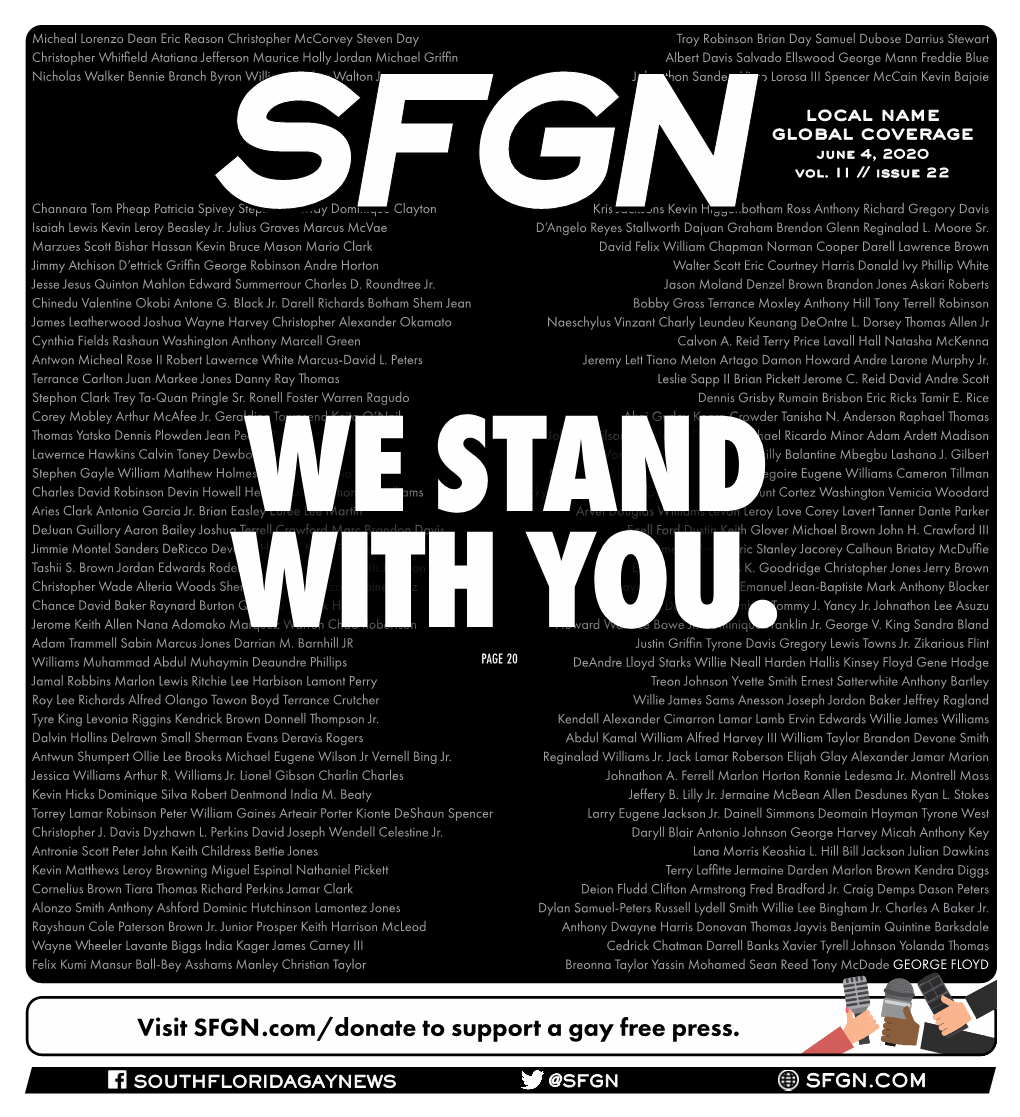 Visit SFGN.Com/Donate to Support a Gay Free Press