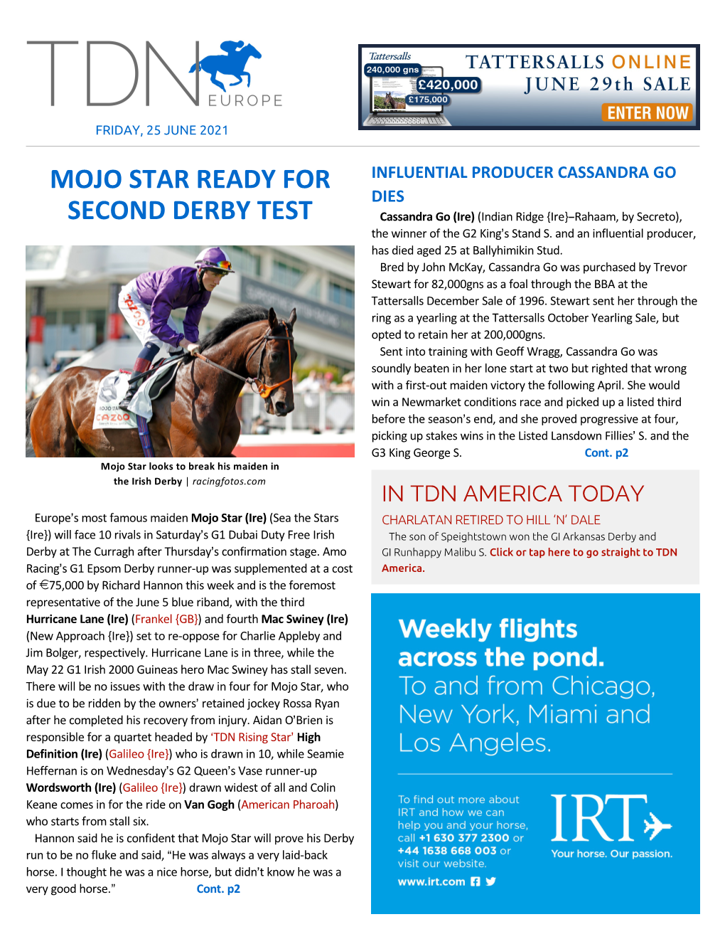 Tdn Europe • Page 2 of 8 • Thetdn.Com Friday • 25 June 2021