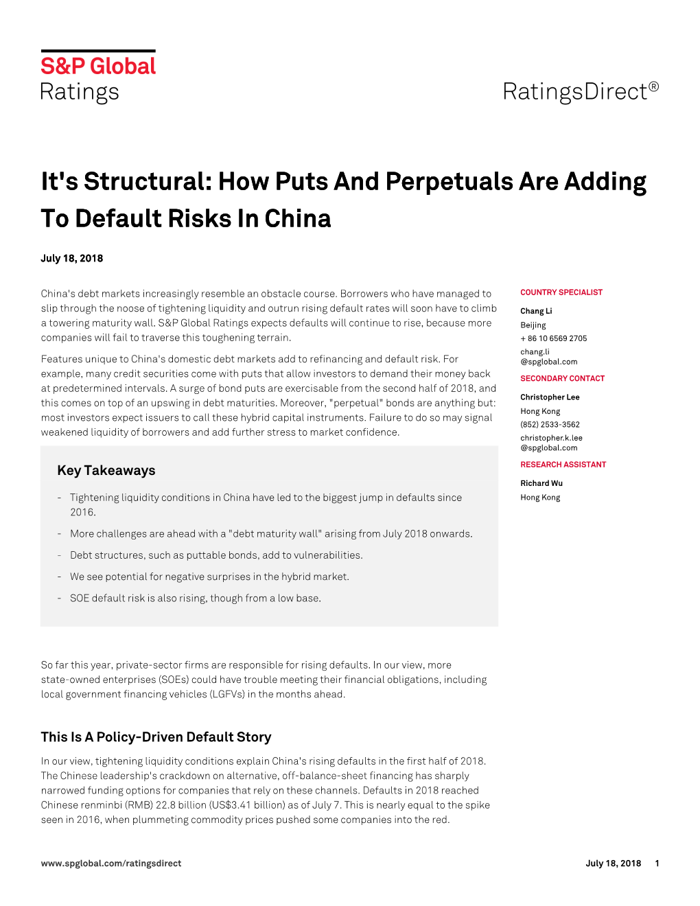 How Puts and Perpetuals Are Adding to Default Risks in China It's