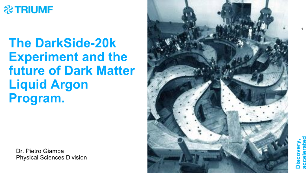 The Darkside-20K Experiment and the Future of Dark Matter Liquid Argon Program